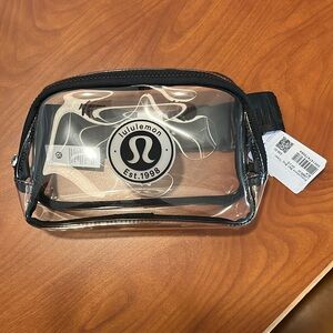 Lululemon clear belt bag